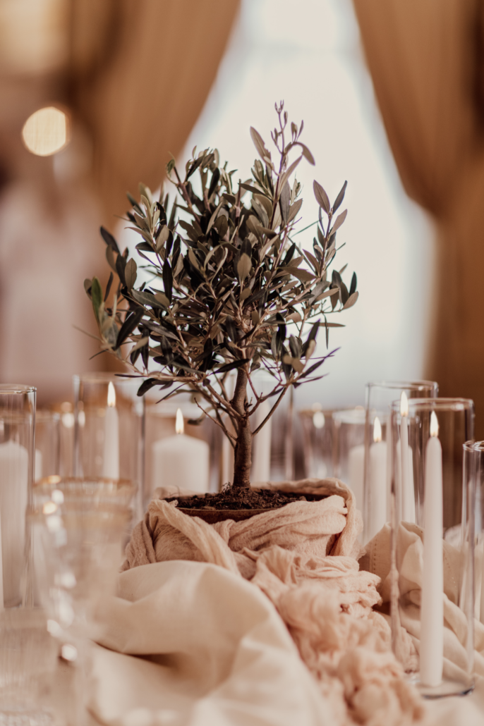 Hochzeit im Seehotel Küsnacht mit Piccolino als Tischdekoration